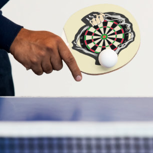 Raquette De Ping Pong Percée vers le Bullseye - Ultimate Dartboard