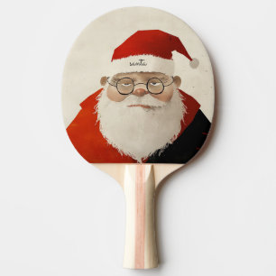 Raquette De Ping Pong Père Noël fatigué