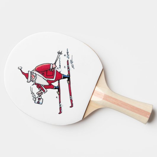 Raquette De Ping Pong Père Noël Paddle de ping-pong (Côté)