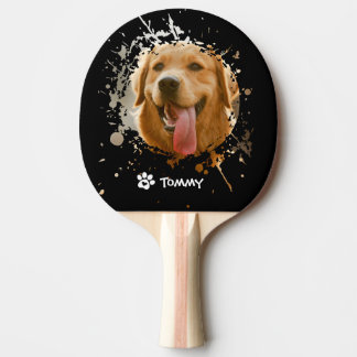 Raquette De Ping Pong Personalized Custom Photo with Name  
