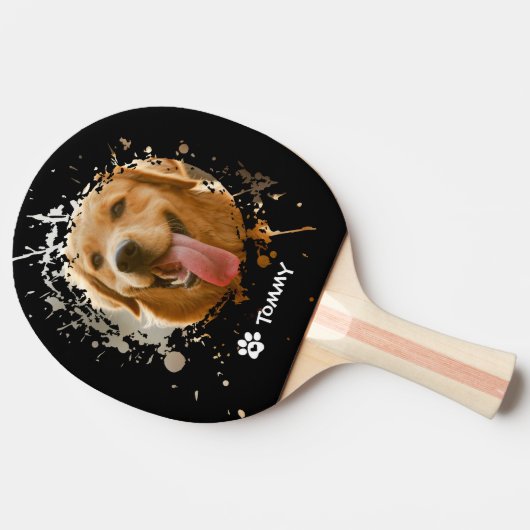Raquette De Ping Pong Personalized Custom Photo with Name   (Côté)