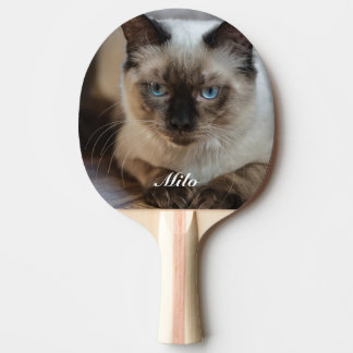 Raquette De Ping Pong Personalized Ragdoll Cat Photo and Name
