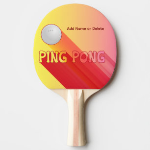 Raquette De Ping Pong Personnalisation des couleurs de dégradé d'ombre l