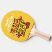 Raquette De Ping Pong Personnalisé Funny Grill Chef Papa (Côté)