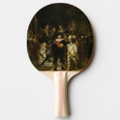 Raquette De Ping Pong Personnalisé - La Veille de nuit Rembrandt (Dos)