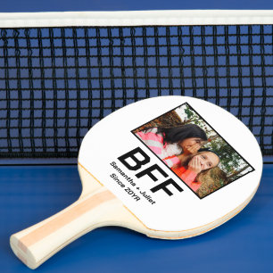 Raquette De Ping Pong Personnalisé moderne meilleur ami pour toujours bf