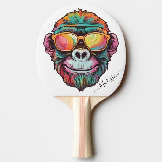 Raquette De Ping Pong Personnalisé modifiable (Dos)