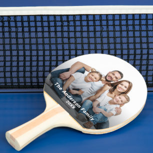 Raquette De Ping Pong Personnaliser la photo de famille personnalisée