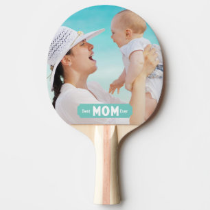 Raquette De Ping Pong Personnaliser la photo meilleure maman jamais   F