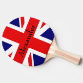 Raquette De Ping Pong Personnaliser le drapeau britannique (Côté)