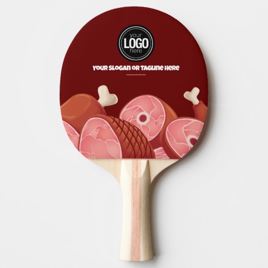 Raquette De Ping Pong Personnaliser l'entreprise | Boutique (Devant)