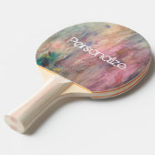 Raquette De Ping Pong Personnalisez ce désordre abstrait d'aquarelle (Devant Angle)