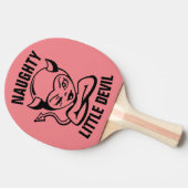 RAQUETTE DE PING PONG PETITE PETITE FILLE DE DIABLE (Côté)