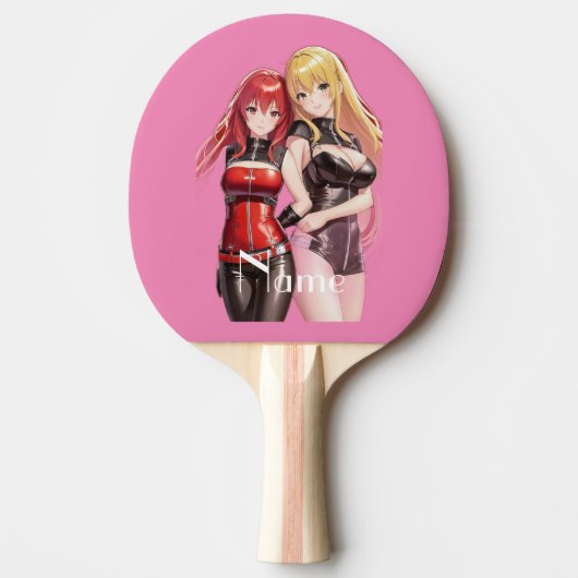 Raquette De Ping Pong Petites filles Anime Thunder_Cove (Devant)