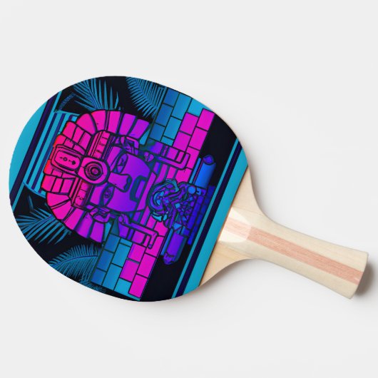 Raquette De Ping Pong Pharaon Synthwave (Côté)