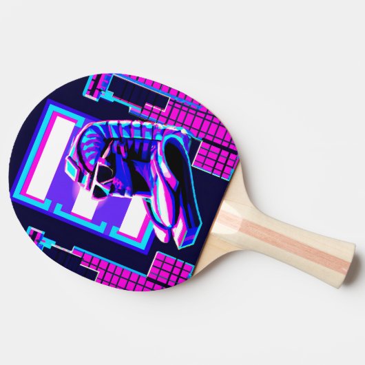 Raquette De Ping Pong Pharaon Synthwave (Côté)