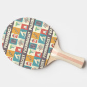 Raquette De Ping Pong Pharmacien Professionnel Iconique Conçu (Côté)