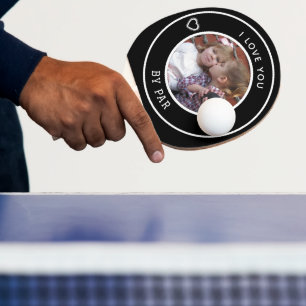 Raquette De Ping Pong Photo Chien Personnalisé Meilleur Papa Par Par Bla