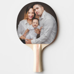 Raquette De Ping Pong Photo de famille personnalisée personnalisée perso