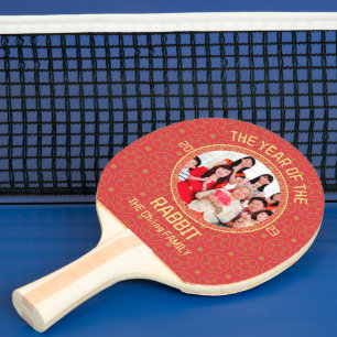 Raquette De Ping Pong Photo de la famille moderne chinoise