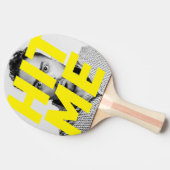 Raquette De Ping Pong Photo Drôle Visage (Côté)