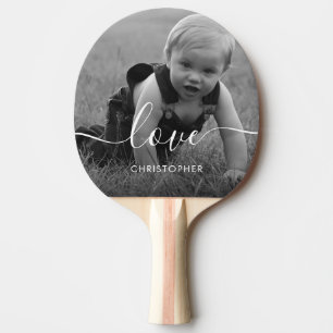 Raquette De Ping Pong Photo personnalisée