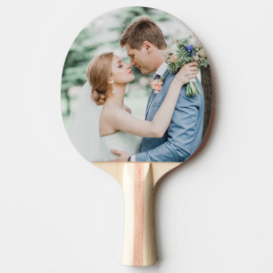 Raquette De Ping Pong Photo personnalisée Couple Mariage