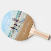 Raquette De Ping Pong Photo personnalisée Texte Ping Paddle Votre cadeau (Côté)