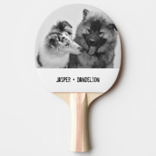 Raquette De Ping Pong Photo simple et moderne personnalisée pour animau