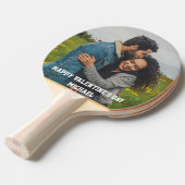Raquette De Ping Pong Photos personnalisées Heureuse Sainte-Valentin Je  (Devant Angle)