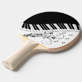 Raquette De Ping Pong Piano Keyboard Music Design (Devant Angle)