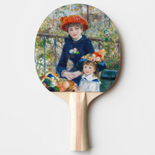 Raquette De Ping Pong Pierre-Auguste Renoir - Deux sœurs sur la Terrasse