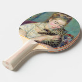 Raquette De Ping Pong Pierre-Auguste Renoir - Femme avec chat (Devant Angle)
