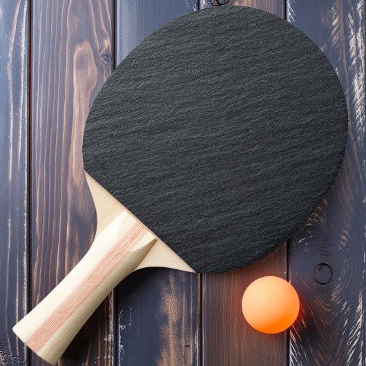 Raquette De Ping Pong Pierre de granit foncé lisse