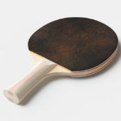 Raquette De Ping Pong Pierre Monazite Marron Foncé Simple (Devant Angle)