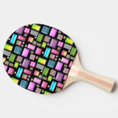 Raquette De Ping Pong Pierres précieuses et mère de perle (Côté)
