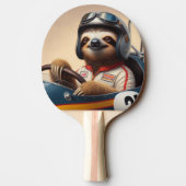 Raquette De Ping Pong Pilote Sloth Racecar (Dos)