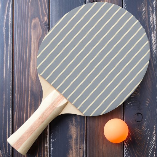Raquette De Ping Pong Pin-Striping Dove Gris Couleur Ping Pong