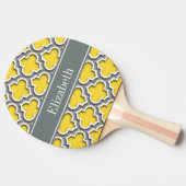 Raquette De Ping Pong Pineapple Dk Gray Moroccan #5DS Char (Côté)