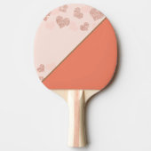 Raquette De Ping Pong Ping Paddle Contempora Abstrait De Luxe Moderne (Devant)
