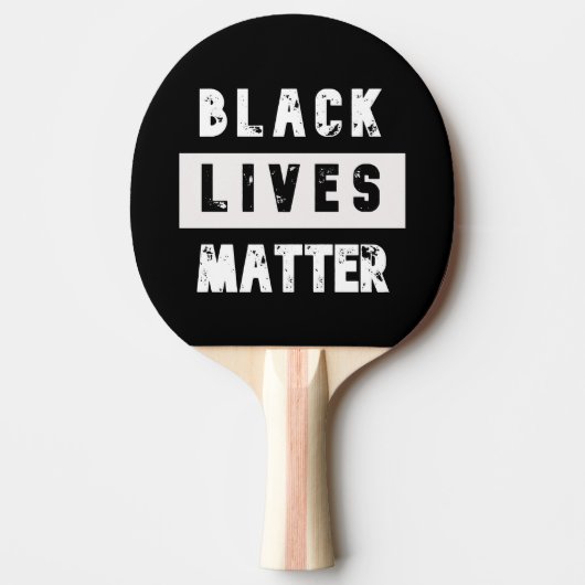 Raquette De Ping Pong Ping Paddle de Black Lives Matt (Devant)