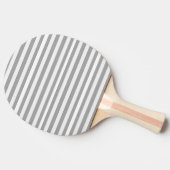 Raquette De Ping Pong Ping Paddle gris et blanc (Côté)