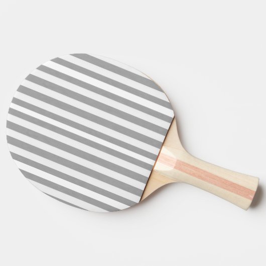 Raquette De Ping Pong Ping Paddle gris et blanc (Côté)