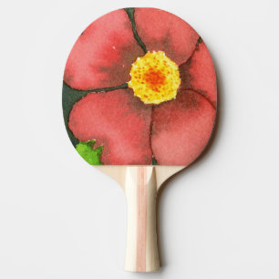 Raquette De Ping Pong Ping Paddle "Rose sauvage"