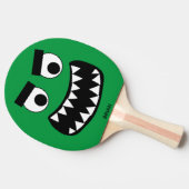 Raquette De Ping Pong Ping-pong amusant monstre vert (Côté)