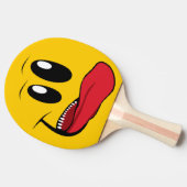 Raquette De Ping Pong Ping-pong drôle de Nanner de triple de visage (Côté)