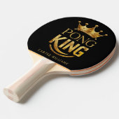 Raquette De Ping Pong Ping Pong King Gold Couronne personnalisée (Devant Angle)