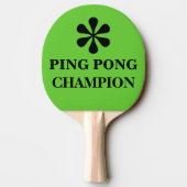 Raquette De Ping Pong Ping Pong Master Champion Funny Texte Humour (Dos)