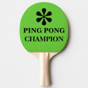 Raquette De Ping Pong Ping Pong Master Champion Funny Texte Humour