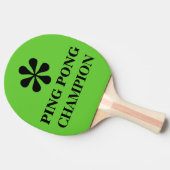 Raquette De Ping Pong Ping Pong Master Champion Funny Texte Humour (Côté)
